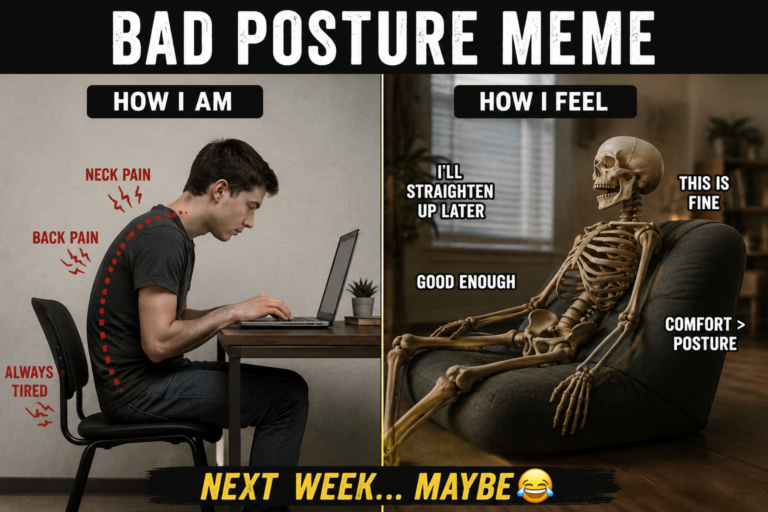Bad Posture Meme: Why These Funny Images Are So Relatable in the Digital Age 