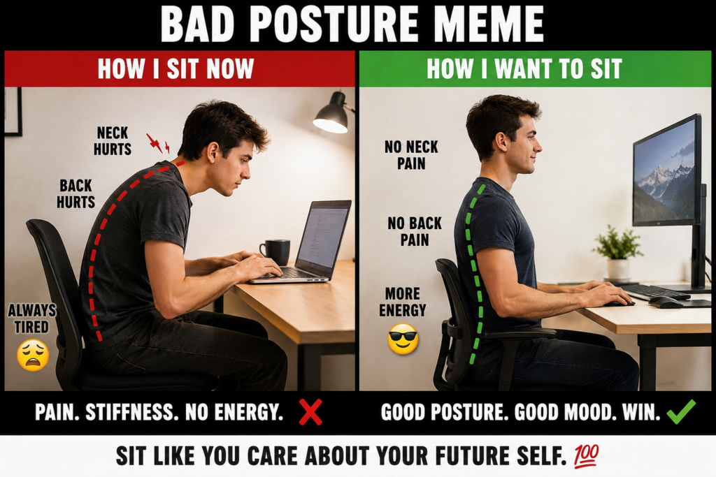 Bad Posture Meme