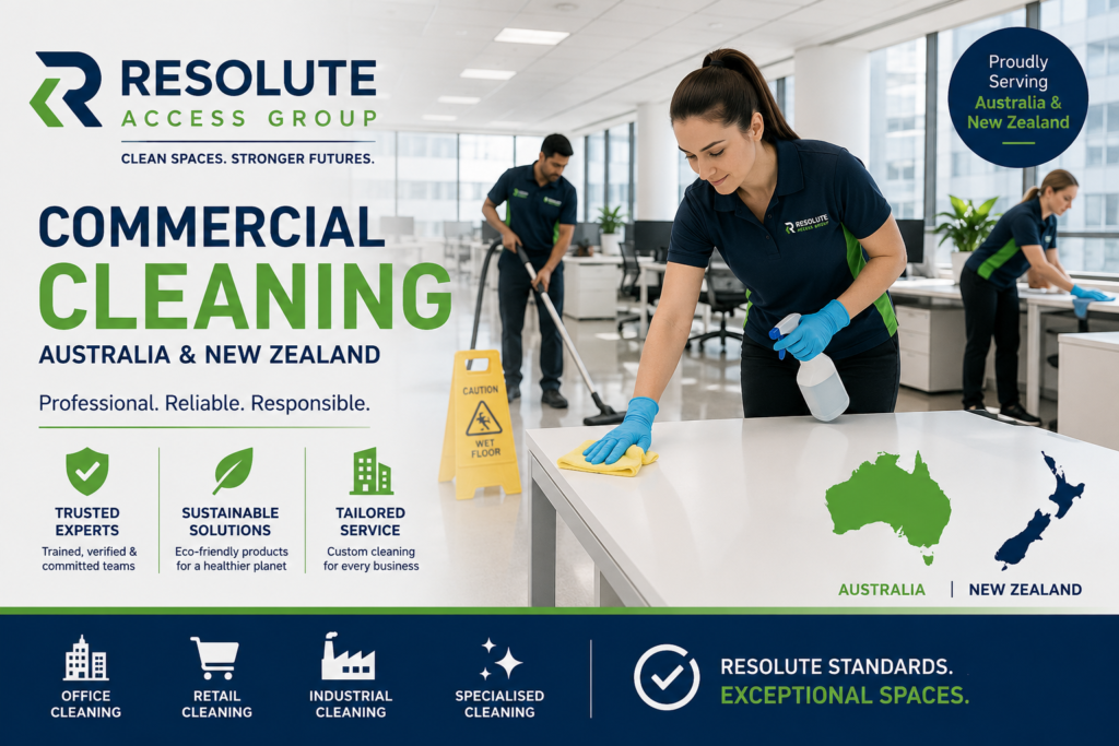 Resolute Access Group Commercial Cleaning Australia New Zealand