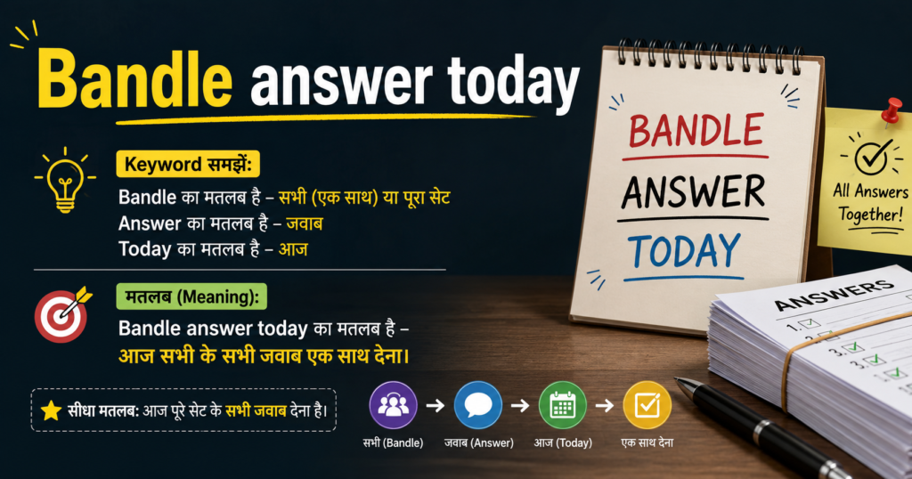 Bandle Answer Today