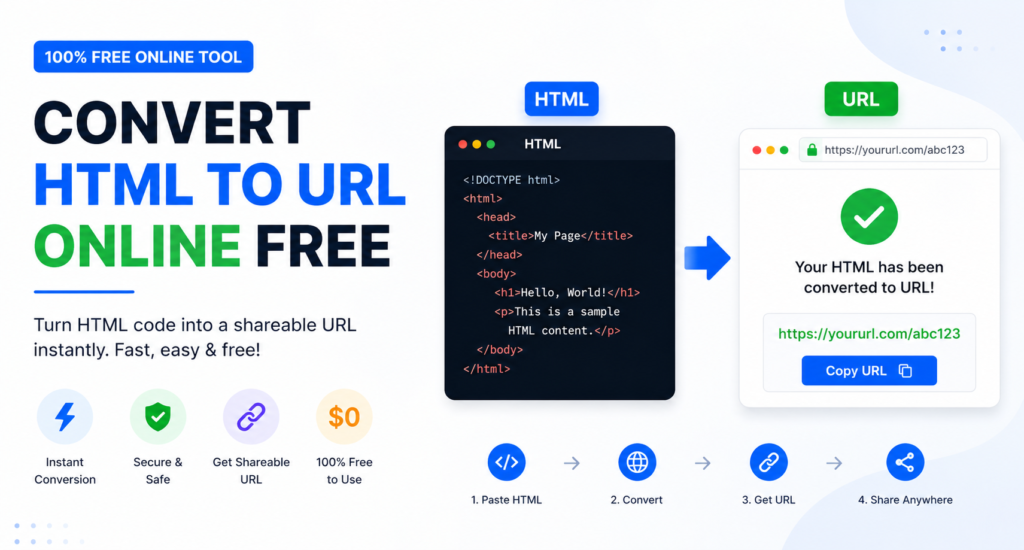 Convert HTML to URL Online Free